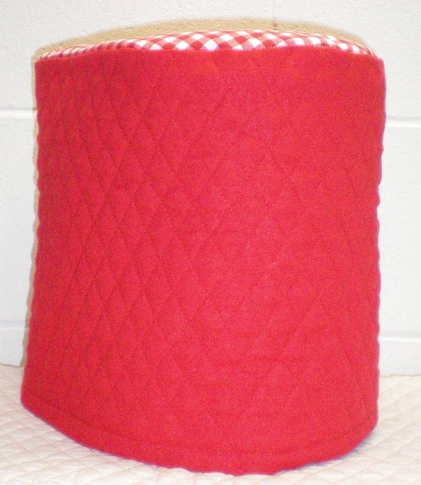 Quilted Checked Keurig B40 B45 K45 B60 K65 Brewing Systems Cover (Red)