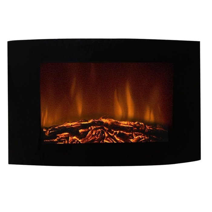 Wall Mount Fireplace Heater 35" XL Large 1500W Adjustable Electric With Remote 2in1 Heater & Decoration N6