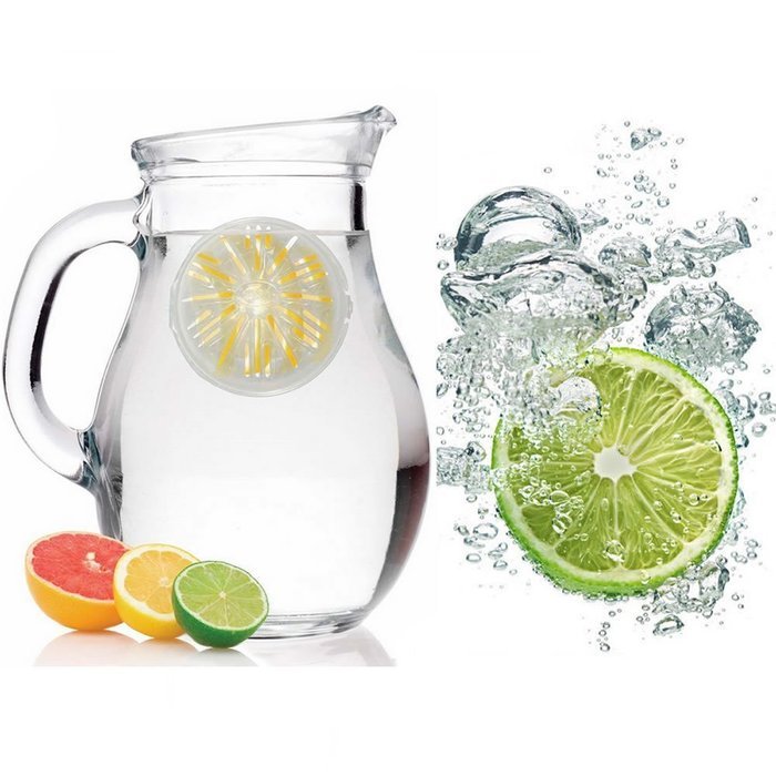 HeroNeo&reg; New Fruit Infuser Ball Plastic Infusing Water Sports Lemon Juice Filter Strainer