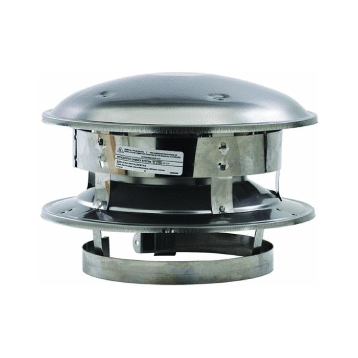 Selkirk Metalbestos 6T-CT 6-Inch Stainless Steel Round Top