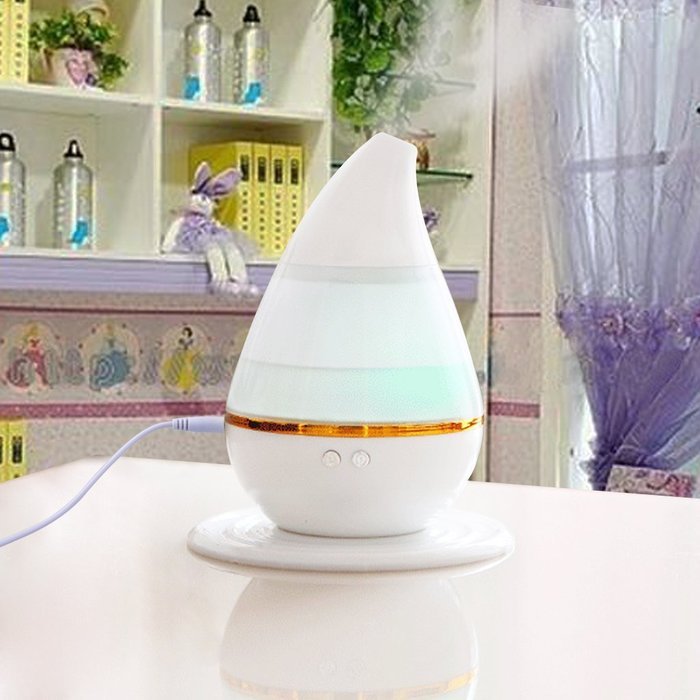 BIAL EX Mini Ultrasonic Humidifiers Cool Mist Humidifiers for Home Office Babyroom, 7 Colors Changing, USB Powered... N3
