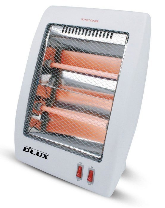 DLUX Infrared Quartz Space Heater Energy Efficient Quite 400/800 Watts N8