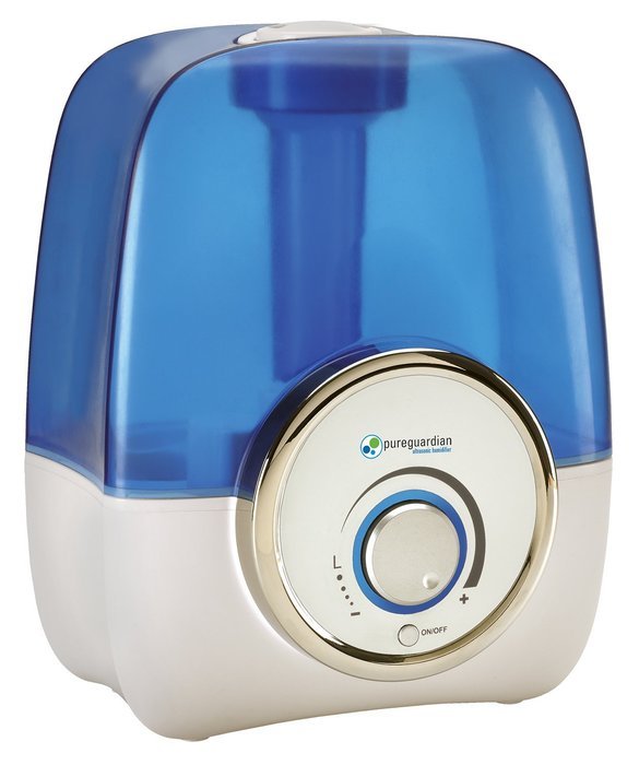 PureGuardian 13.5L Output per Day Ultrasonic Cool Mist Humidifier, Single Room, Desk, Office, Bedroom, Baby, Portable... N2