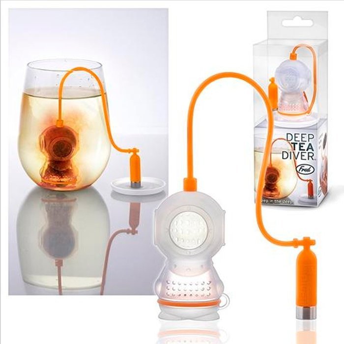 Deep Tea Diver Infuser Loose Leaf Strainer Bag Mug Filter Spice Fred Friends !!