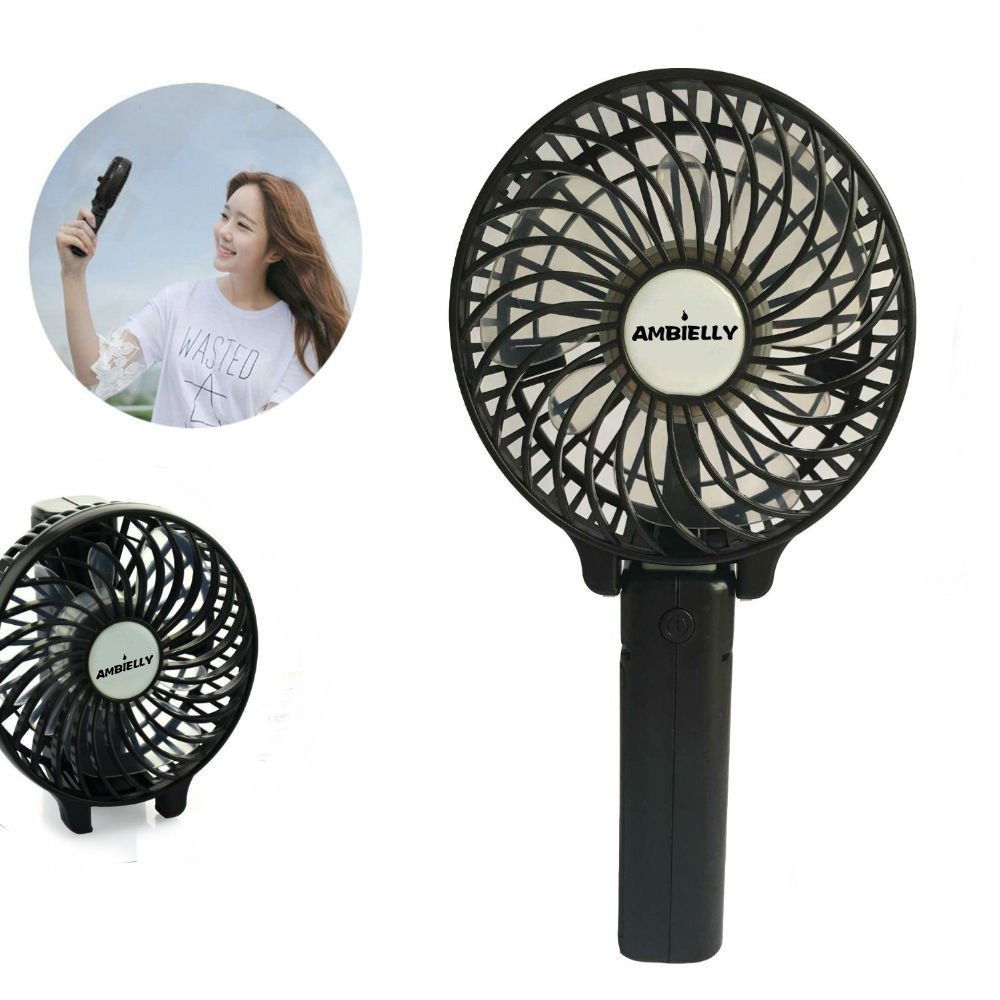 Ambielly Handfan Rechargeable Portable Handheld Mini Fan Foldable Fans ...