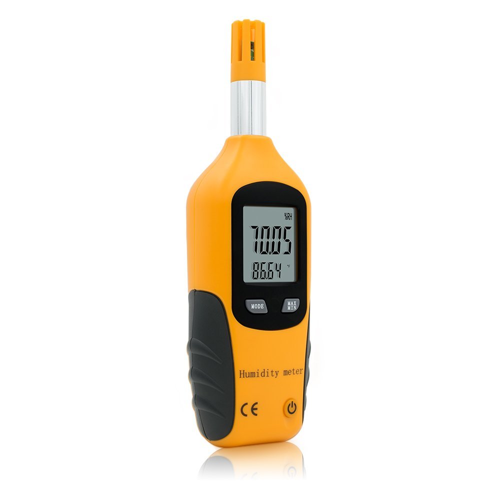 Sanrui High Precision LCD Digital Psychrometer Mini Temperature and ...