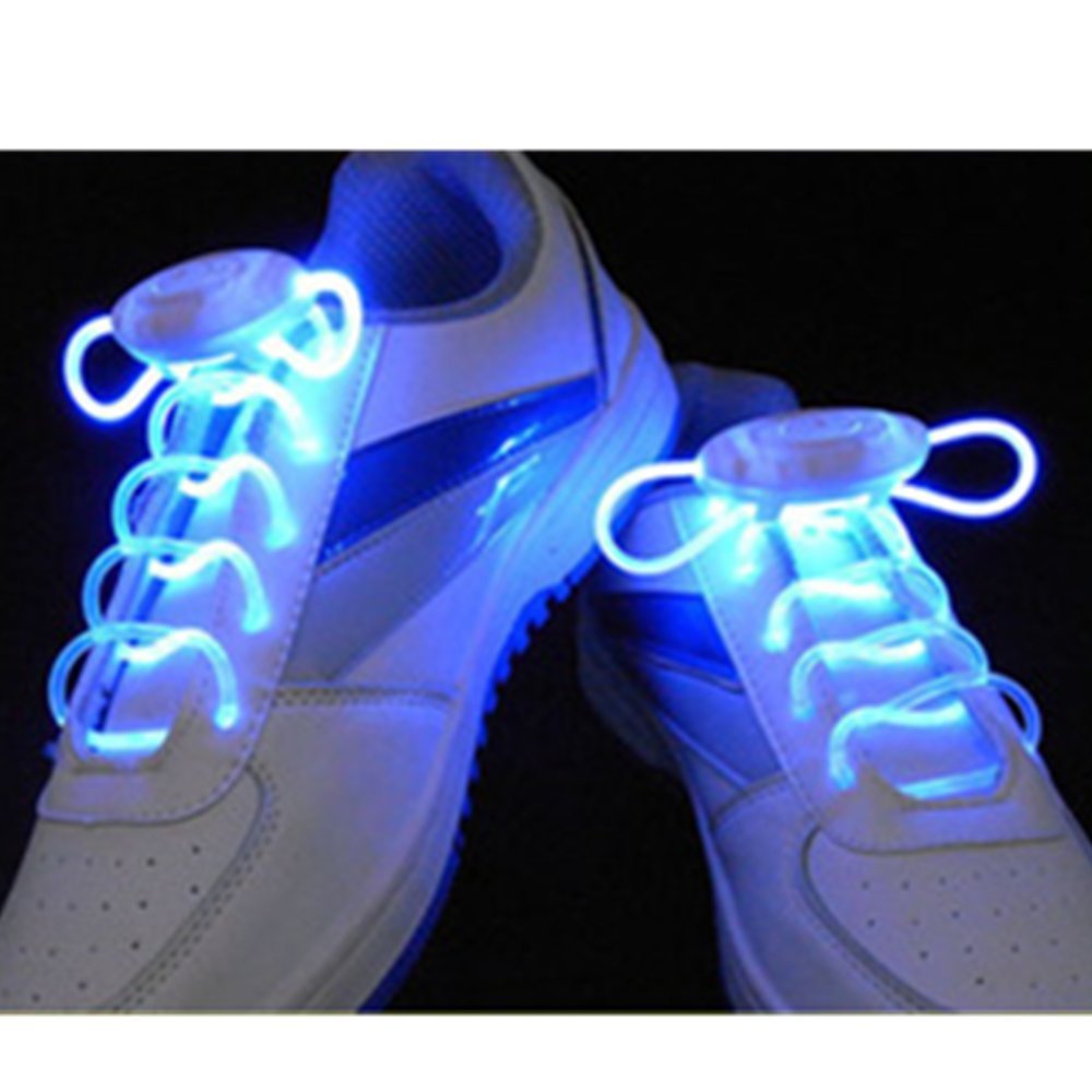 EVTECH(TM) LED Shoelaces Light Up Shoe Laces with 3 Modes in 5 Colors ...