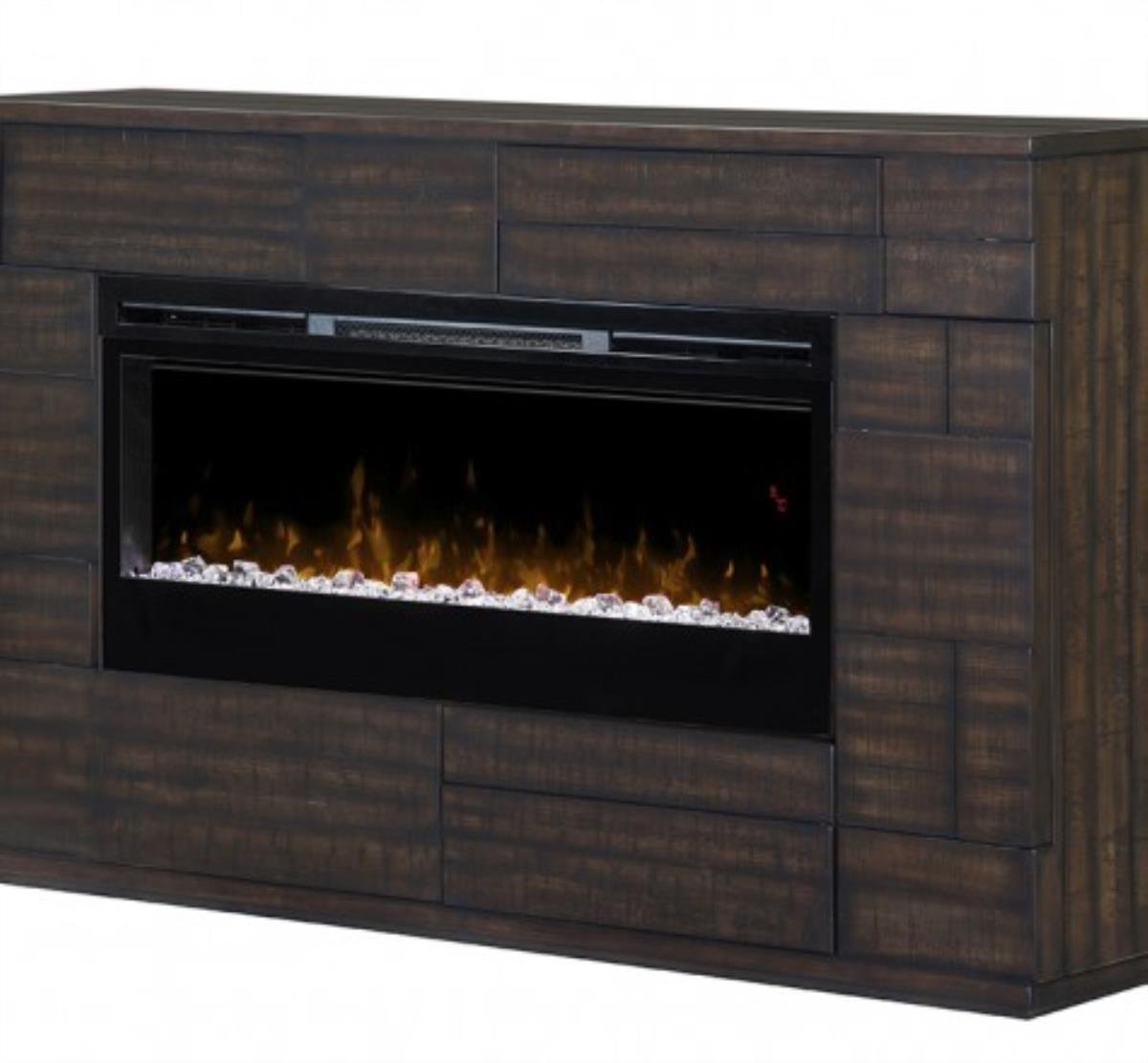 Dimplex Markus Sparkling Ember Bed Electric Fireplace Mantel in Boston