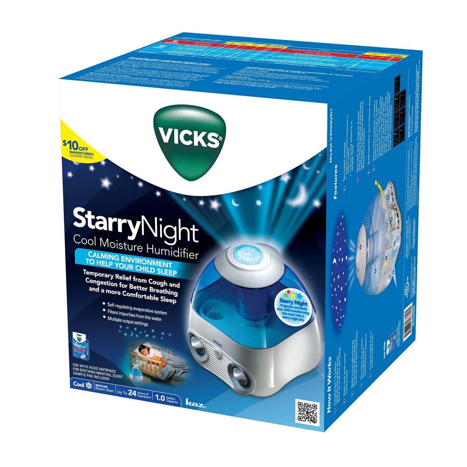 Vicks Starry Night Cool Moisture Humidifier N2 free image download