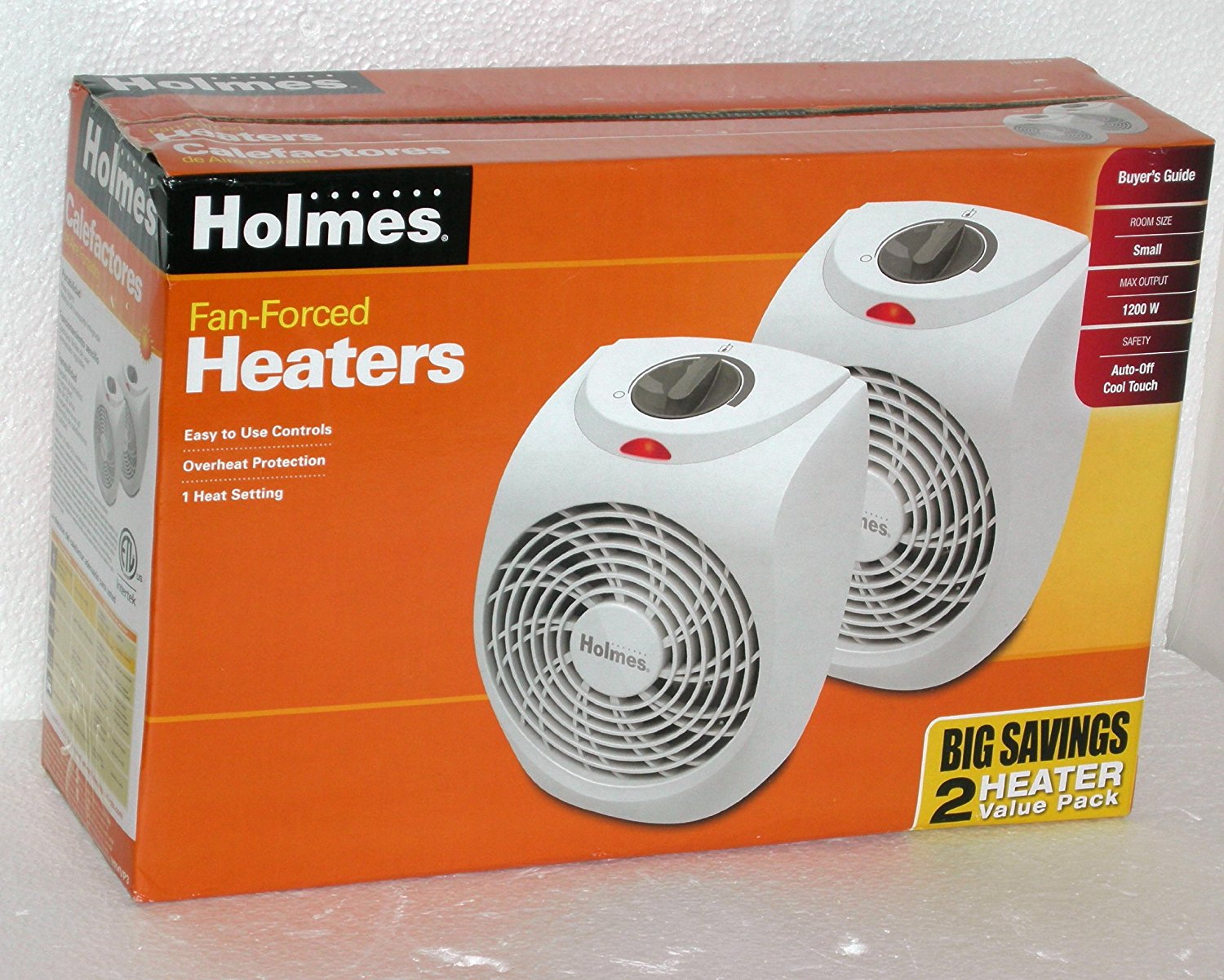 Holmes Hfhvp3 1200 Watt Compact Heater Fan 2 Pack Free Image Download