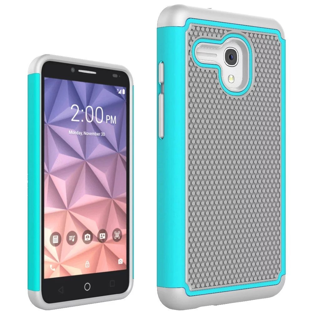 Alcatel OneTouch Fierce XL Case, ARSUE [Shock Absorption] Hybrid Dual ...