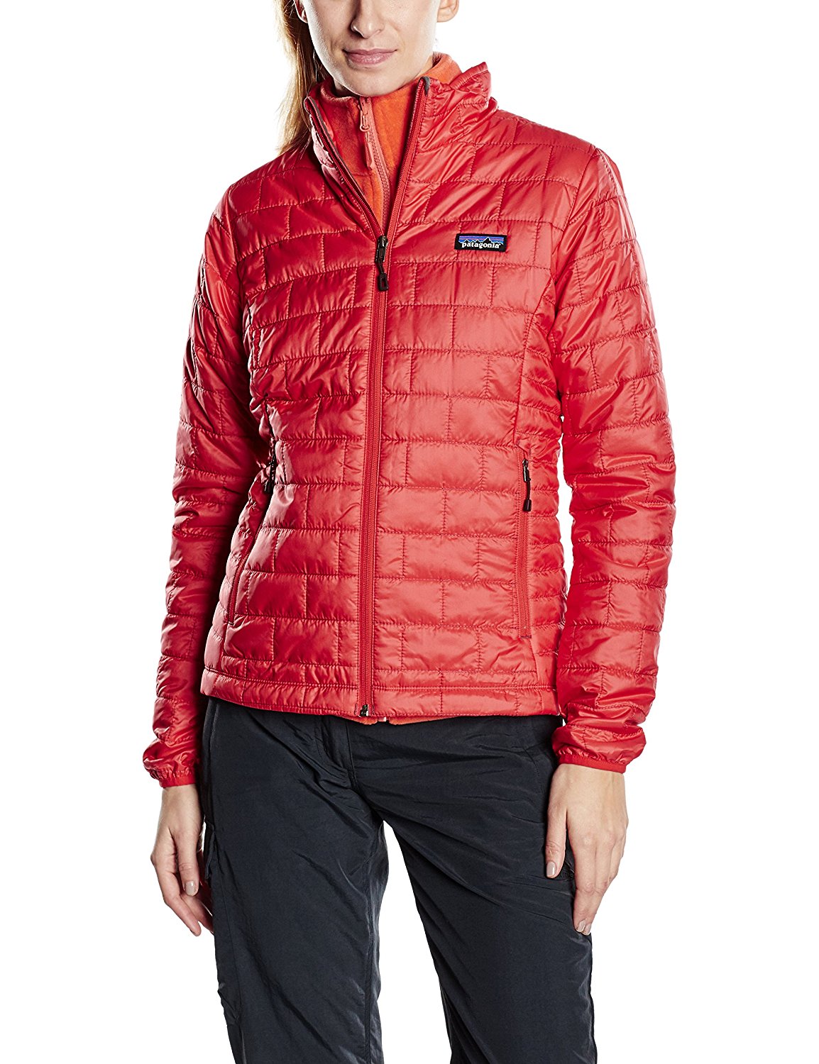 Patagonia Women's Nano Puff Jacket, Large, French Red free image download