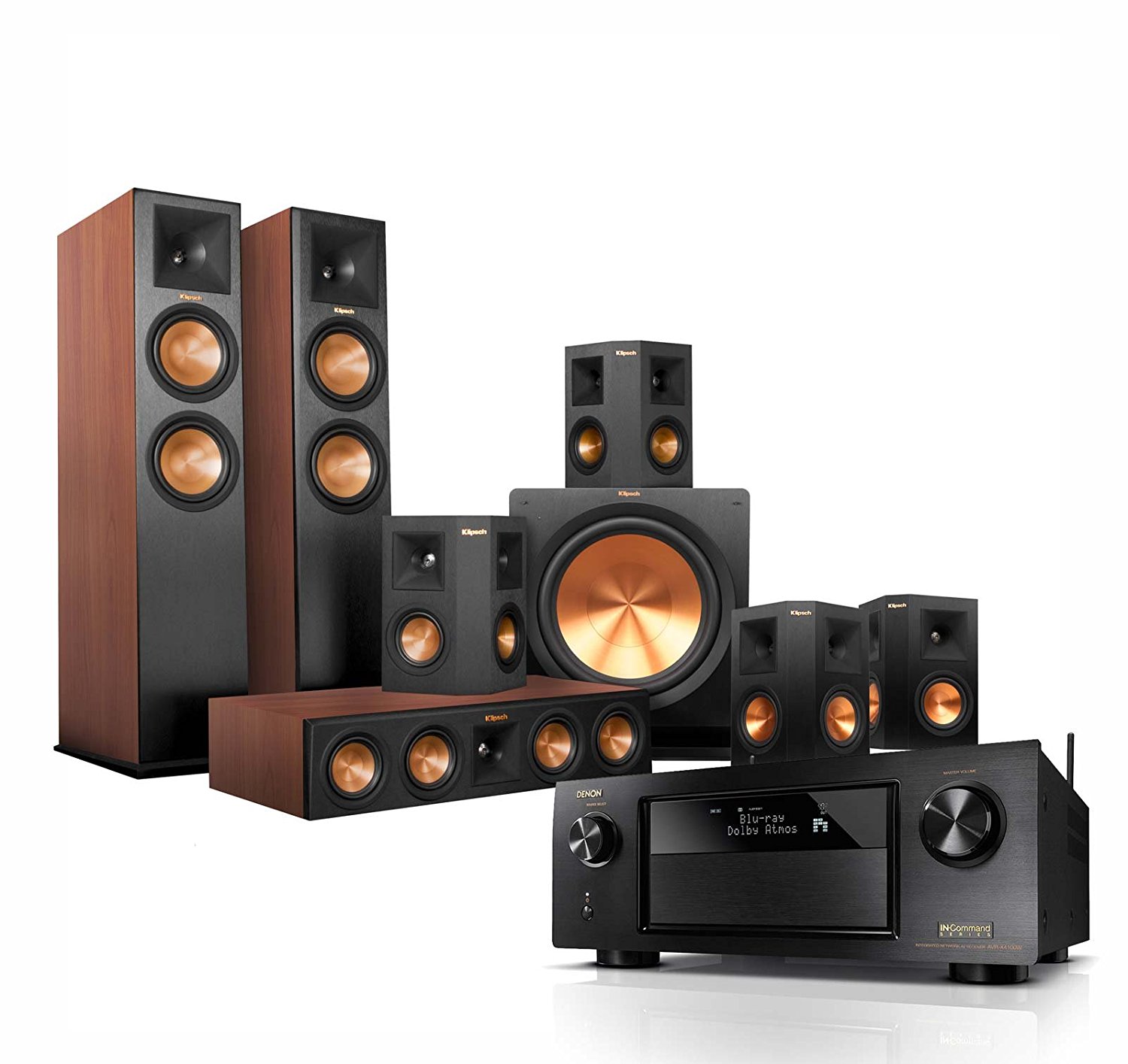 Klipsch RP280F Tower Speakers CH7.1Denon AVRX4100W free image download