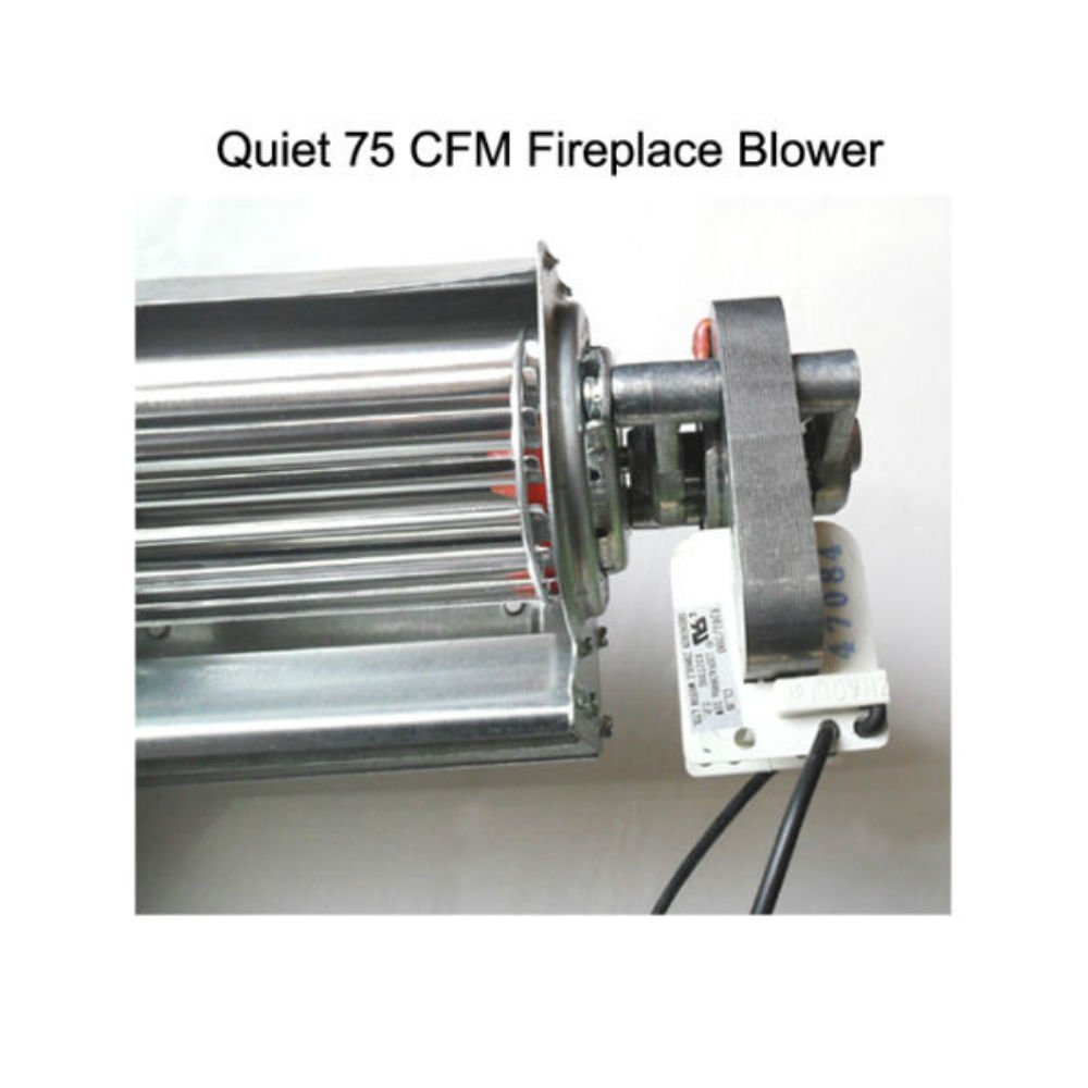 Universal 75 CFM Fireplace Stove Squirrel Blower Fan Replacement Top