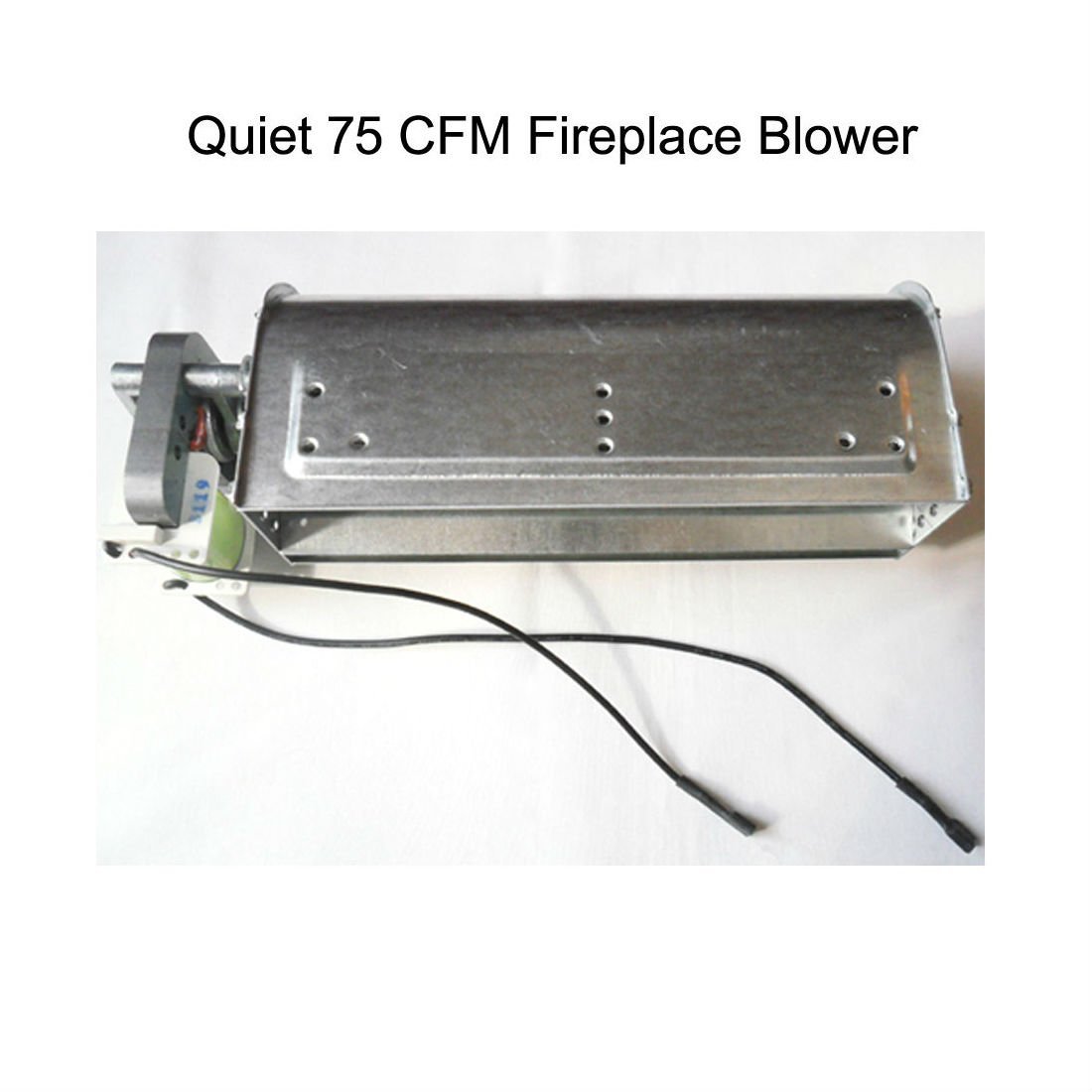 Universal 75 CFM Fireplace Stove Squirrel Blower Fan Replacement Top