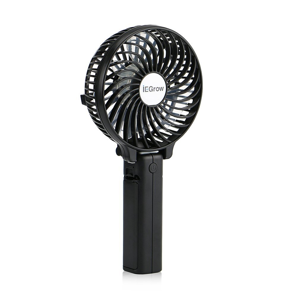 Iegrow Portable Usb Mini Battery Fans With Umbrella Hanging And Metal