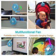 Ambielly Handfan Rechargeable Portable Handheld Mini Fan Foldable Fans Battery Operated Cooling Fan Electric Personal... N18