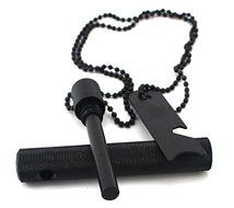 DINHAND All-Weather Emergency 2-IN-1 Fire Starter &amp; Magnesium Fuel Fire Starter - Emergency Magnesium Fire Starter... N7