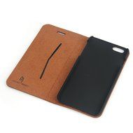 ONLY ! iPhone 7Plus CASE Aroko Genuine Leather Wallet Case Classic Folio Case Book Design with Stand and ID Credit... N3