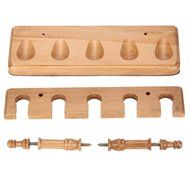 Scotte(TM) Romanesque smoking pipe rack detachable tobacco pipe stand for holder 5 pipe
