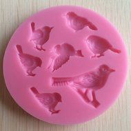Karen Baking Bird Shape 3D Silicone Cake Mold For Cake Fondant Decorating