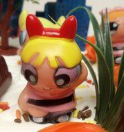 Powerpuff Girls 20 Piece Birthday Cake Topper Set Featuring Power Puff Girls Blossom, Bubbles, and Buttercup and...