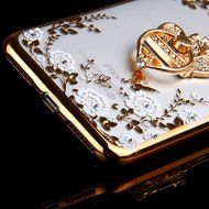 iPhone 7 Plus Case, PHEZEN Clear Soft TPU Protective Case Back Cover with Beautiful Cherry Blossom Flower Series... N61
