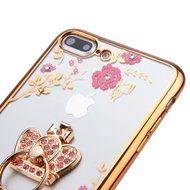 iPhone 7 Plus Case, PHEZEN Clear Soft TPU Protective Case Back Cover with Beautiful Cherry Blossom Flower Series... N62