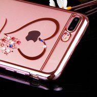 iPhone 7 Plus Case, PHEZEN Clear Soft TPU Protective Case Back Cover with Beautiful Cherry Blossom Flower Series... N66