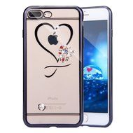 iPhone 7 Plus Case, PHEZEN Clear Soft TPU Protective Case Back Cover with Beautiful Cherry Blossom Flower Series... N67