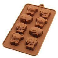 Topnew-candy Silicone Bear Lion and Hippo Candy Chocolate Gummy Mold