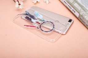 iPhone 7 Plus Case, PHEZEN Clear Soft TPU Protective Case Back Cover with Beautiful Cherry Blossom Flower Series... N68