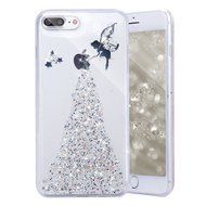 iPhone 7 Plus Case, PHEZEN Clear Soft TPU Protective Case Back Cover with Beautiful Cherry Blossom Flower Series... N70