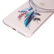 iPhone 7 Plus Case, PHEZEN Clear Soft TPU Protective Case Back Cover with Beautiful Cherry Blossom Flower Series... N71