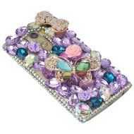 Spritech(TM) Clear Hard Bling Phone Case for LG G Stylo 2 LS775/LG Stylus 2 K520,Handmade Gold Crystal Flower... N32