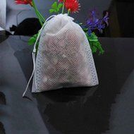 100pcs/lot 10x12cm Teabags String Heat Seal Filter Paper Herb Loose Tea Bag