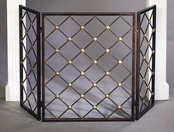 Fireplace Screen - "Princeton" Decorative Fire Screen - Fire Place Screen