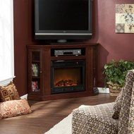 Brentwood Media Electric Fireplace, ELECTRIC, CHERRY N4