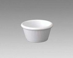 Gessner Products IW-0382A-WH 2 oz. Fluted Ramekin- Case of 12