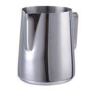 Awtang Milk Pitcher, Pointed Mouth Drawing Flower Cylinder Coffee Milk Frother N2