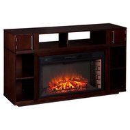 Southern Enterprises Henley Media Console Fireplace - Espresso N5
