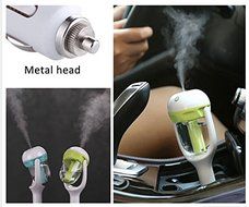 JCare 12V Car Steam Air Humidifier Aroma Diffuser Mini Air Purifier Aromatherapy Essential Oil Diffuser Portable... N3