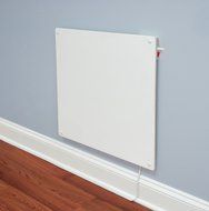 Eco-heater T400DS Panel Ceramic Convection Heater with Thermostat, 400-watt