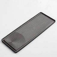 CCWY Tray innovative dry landscape Japanese style black pottery ceramic pot small tea saucers of water storage...