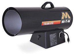 Mi-T-M MH-0150-LM10 Propane Forced Air Portable Heater, 120-135-150 000 BTU