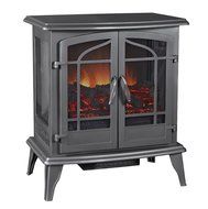 Pleasant Hearth Legacy Panoramic Electric Stove, Vintage Iron N4