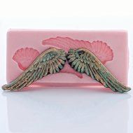 Small Angel Wing Silicone Mold Food Safe Fondant, Candy, Gum Paste,. Craft or Jewelry Mold Resin, Clay, Flexible...