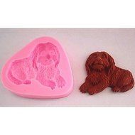 Y&amp;XL&amp;H Dog Fondant Cake Chocolate Silicone Mold Cake Decoration Tools,L6.8cmW6cmH1.4cm