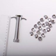 19 Heads Sugarcraft Clay Gun Craft Cake Decorating Pastry Baking Supplies Molds N4