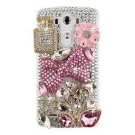 Spritech(TM) LG G Stylo Hard Case,Bling Crystal 3D handmade Rhinestone Design Clear Phone Cover for LG G Stylo N9
